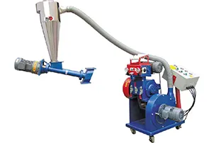 Extraction type edge material recycling machine