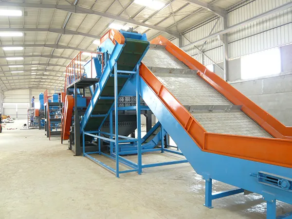 tire crushing production line