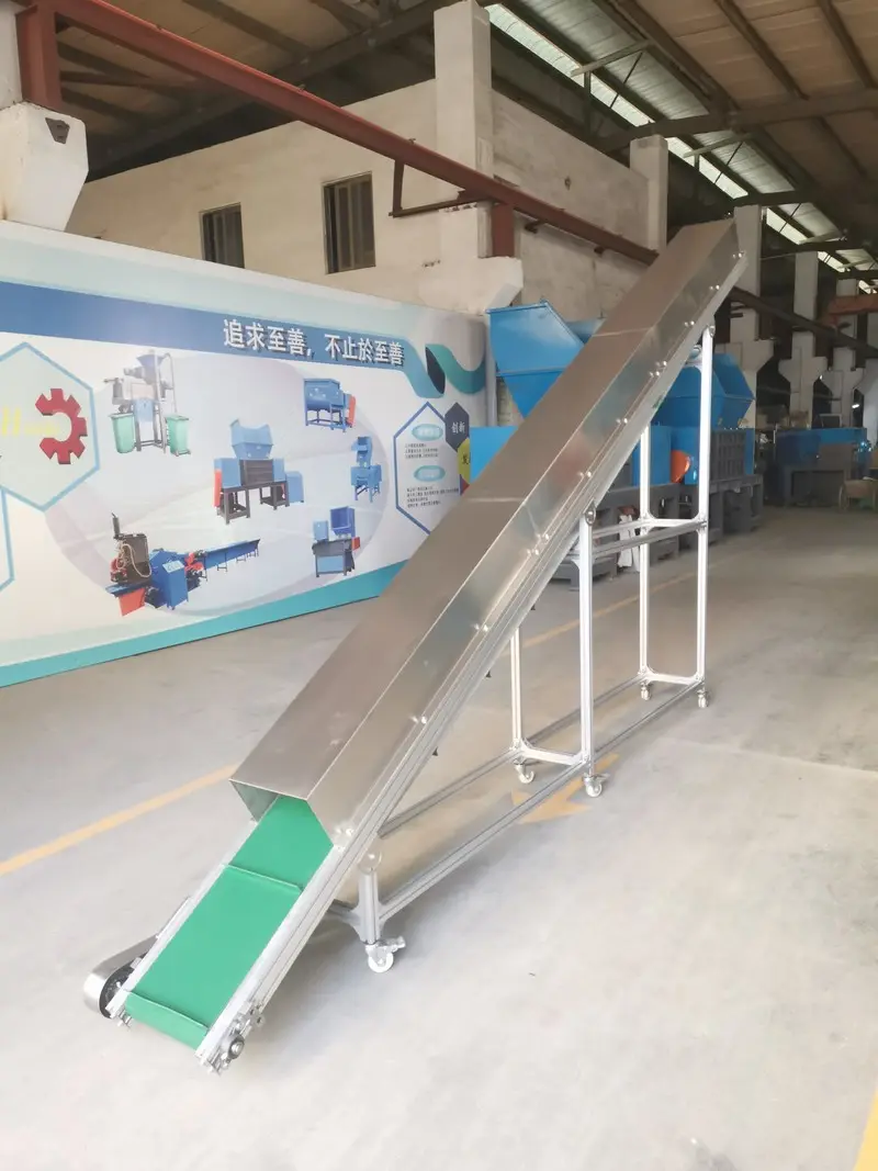 Stainless steel conveyor sent to Humen